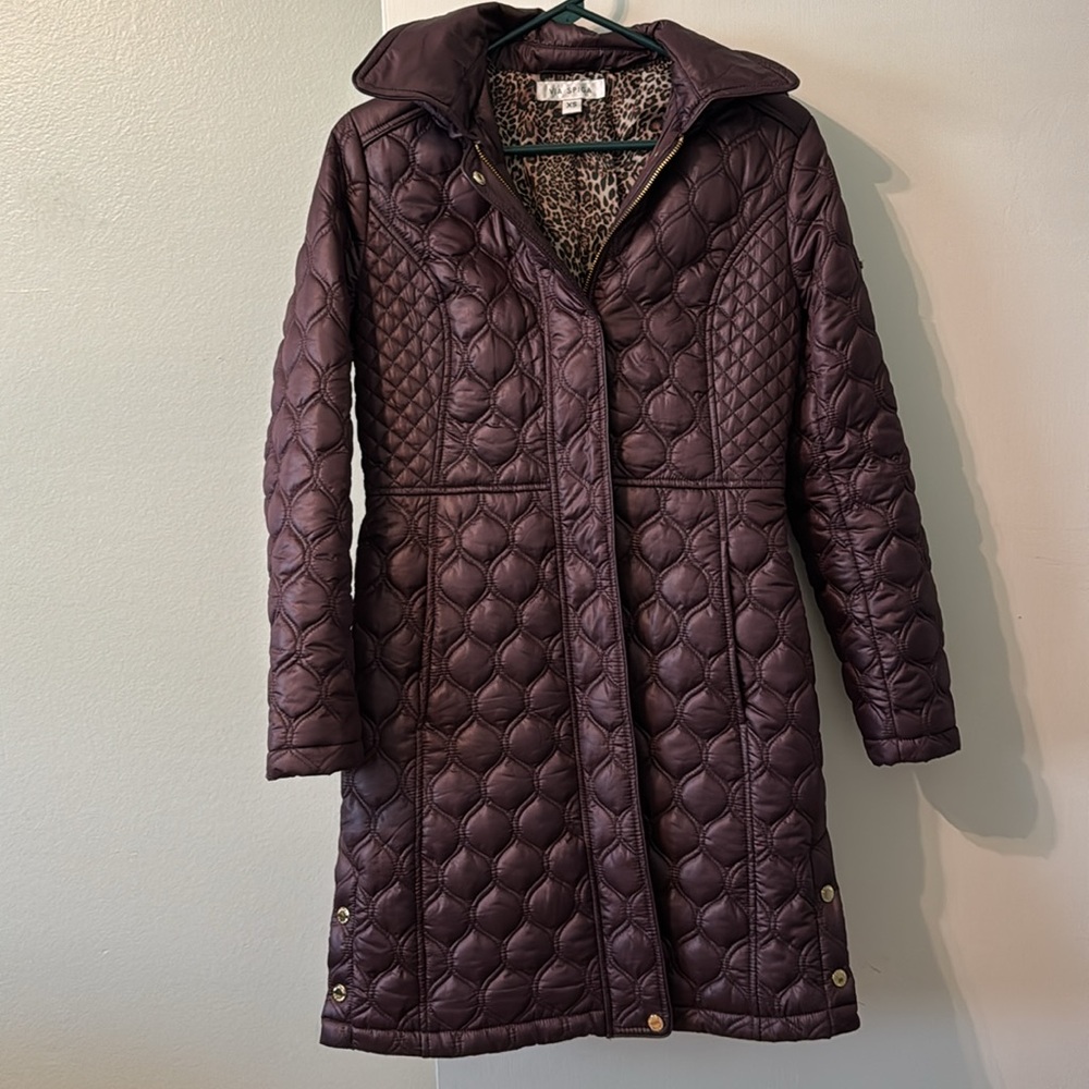 VIA SPAGA Midi length Coat. Sz XS. EUC